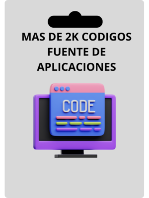 CÓDIGOS FUENTE DE MÁS DE 2000 APLICACIONES