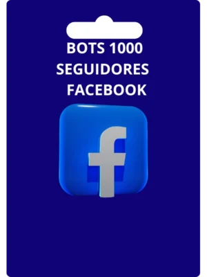 Seguidores BOTS Facebook 1k