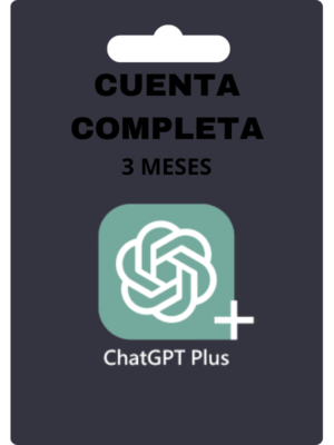 Chat GPT 3 MESES Cuenta privada completa