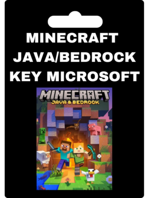 Minecraft java/bedrock licencia Microsoft